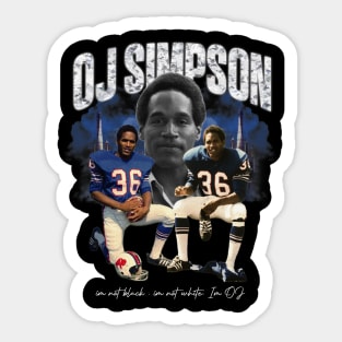 OJ SIMPSON BOOTLEG T-SHIRT Sticker